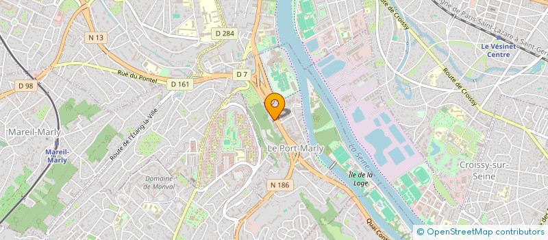 localisation de l'entreprise JPS CAR BOUGIVAL  LE PORT-MARLY