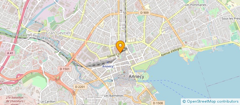 localisation de l'entreprise JPS COIFFURE  ANNECY