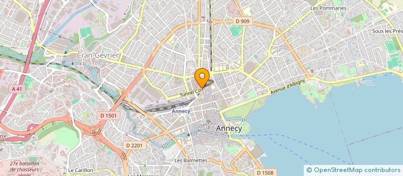 localisation de l'entreprise JPS COIFFURE  ANNECY