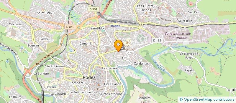 localisation de l'entreprise JPS CONSEIL à RODEZ