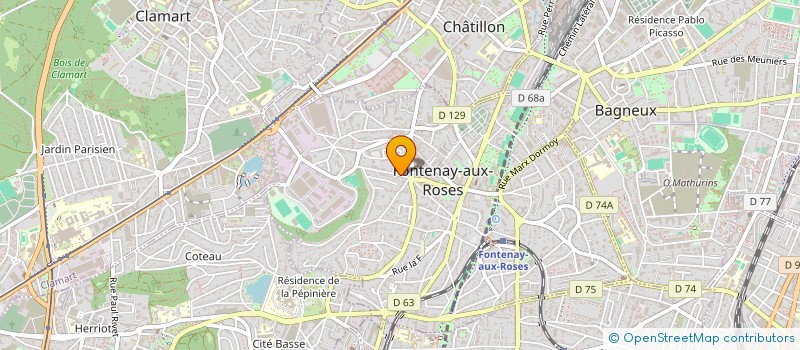 localisation de l'entreprise JPS CONSEIL à FONTENAY-AUX-ROSES