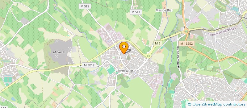 localisation de l'entreprise JPS CONSEIL  LAVERUNE