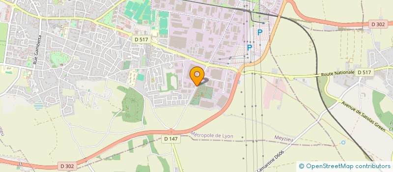 localisation de l'entreprise JPS DECINES  MEYZIEU