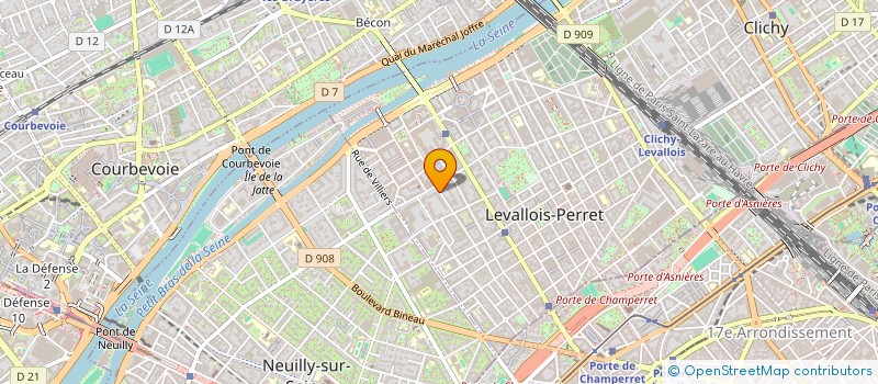 localisation de l'entreprise JPS DISTRIBUTION à LEVALLOIS-PERRET