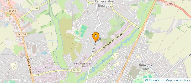 localisation de l'entreprise JPS FOCH  BOURGES