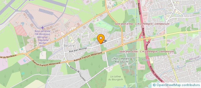 localisation de l'entreprise JPS GESTION  MERIGNAC