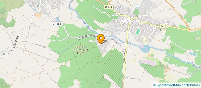 localisation de l'entreprise JPS IMMO  PUISSERGUIER