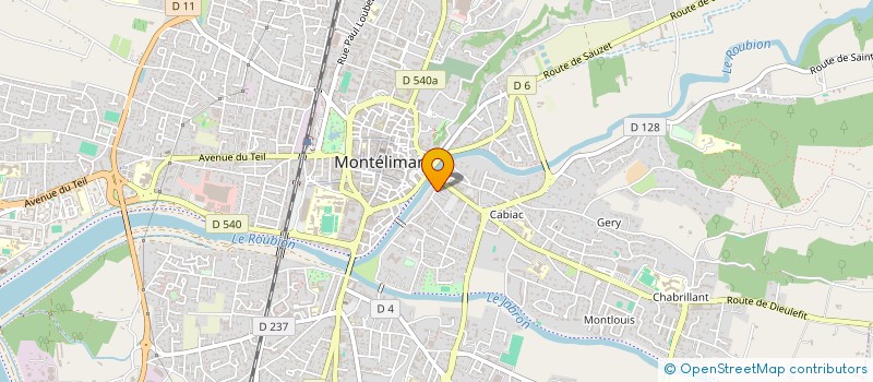 localisation de l'entreprise JPS IMMOBILIER à MONTELIMAR