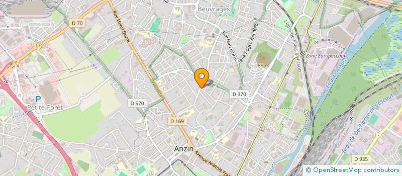 localisation de l'entreprise JPS IMMOBILIER  ANZIN