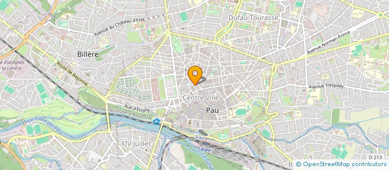 localisation de l'entreprise JPS IMMOBILIER à PAU