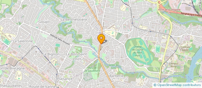 localisation de l'entreprise JPS INVEST à NANTES