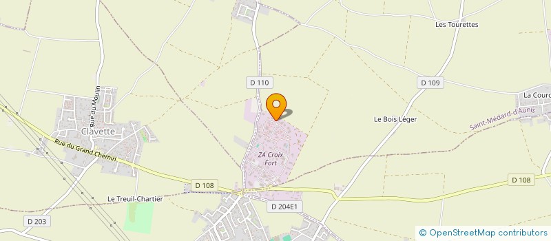 localisation de l'entreprise JPS MACONNERIE à SAINT-MEDARD-D'AUNIS