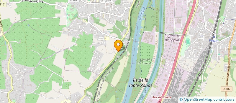 localisation de l'entreprise JPS MENUISERIE à IRIGNY