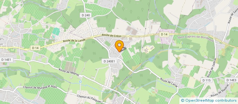 localisation de l'entreprise JPS QUEROL  CAMBLANES-ET-MEYNAC