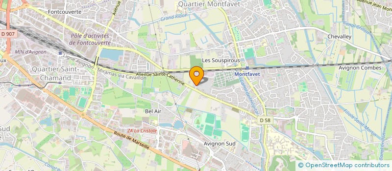 localisation de l'entreprise JPS2F  VILLENEUVE-LES-AVIGNON