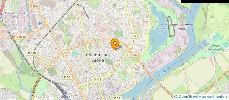 localisation de l'entreprise JPSB à CHALON-SUR-SAONE