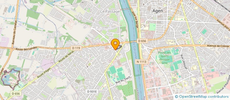 localisation de l'entreprise JPSC IMMO  LE PASSAGE