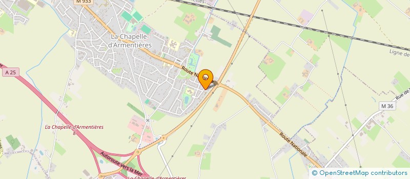 localisation de l'entreprise JPSCD  LA CHAPELLE-D'ARMENTIERES