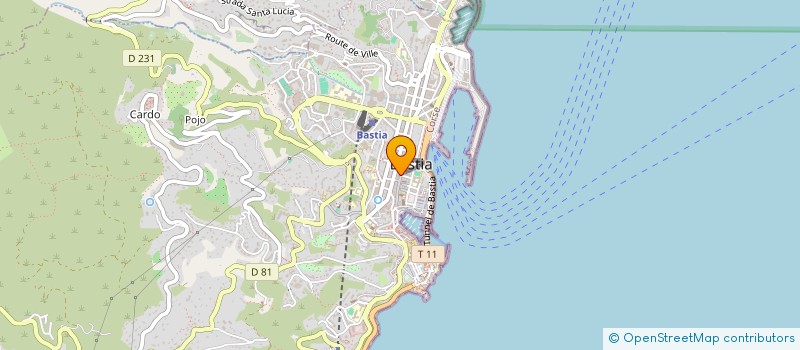 localisation de l'entreprise JPSD à BASTIA
