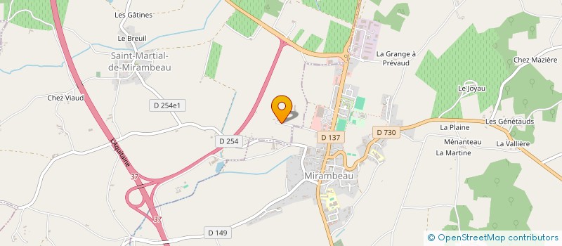 localisation de l'entreprise JPSMA  SAINT-MARTIAL-DE-MIRAMBEAU