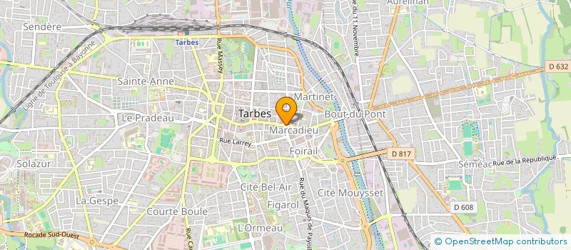 localisation de l'entreprise JPSPORTCONSEIL à TARBES