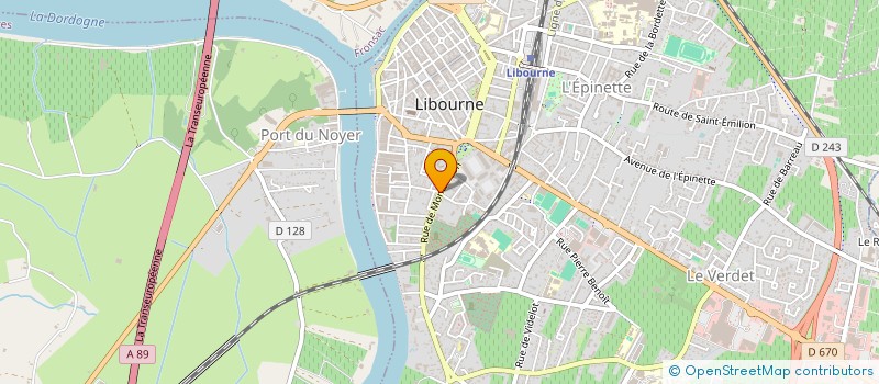 localisation de l'entreprise JPSR à LIBOURNE