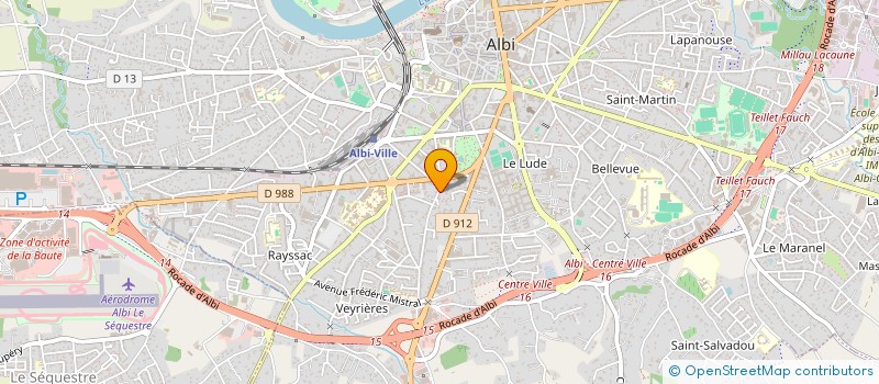localisation de l'entreprise JPSR à ALBI
