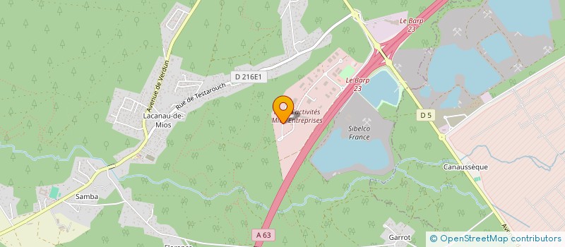 localisation de l'entreprise JPSUN  MIOS