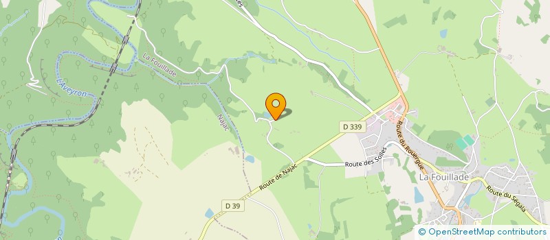 localisation de l'entreprise JPSV  LA FOUILLADE