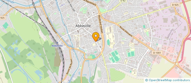 localisation de l'entreprise JPSY à ABBEVILLE