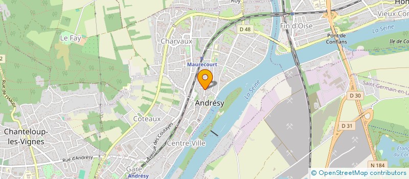 localisation de l'entreprise JPTHIERRY CONSULING à ANDRESY