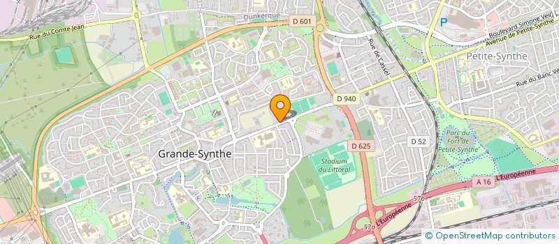 localisation de l'entreprise JPV  GRANDE-SYNTHE