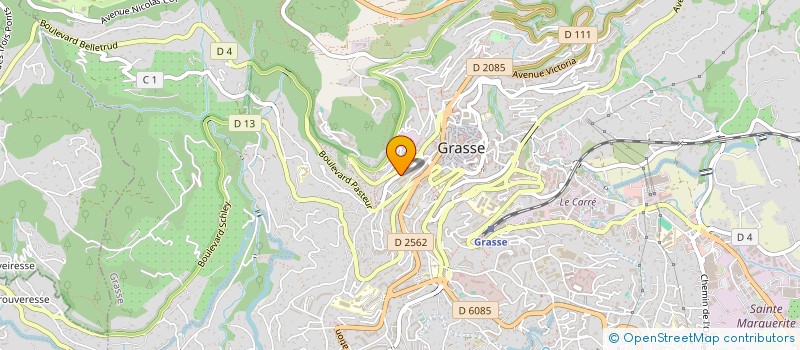 localisation de l'entreprise JPV  GRASSE