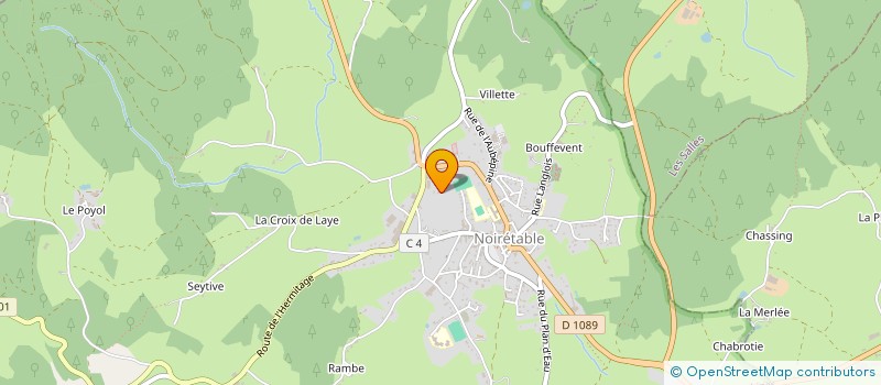 localisation de l'entreprise JPV  NOIRETABLE