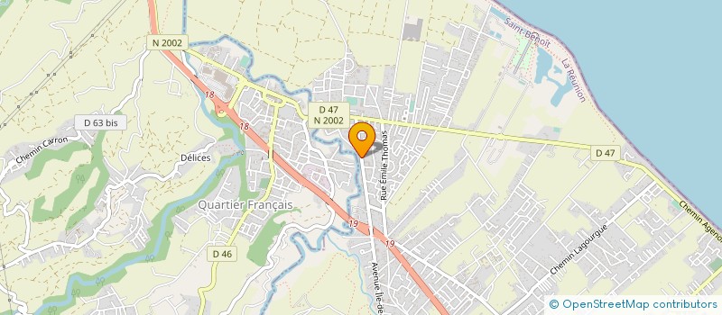 localisation de l'entreprise JPV à SAINT-ANDRE