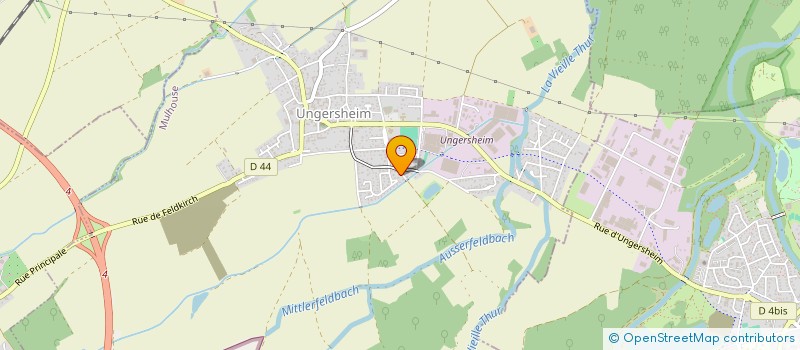 localisation de l'entreprise JPV  UNGERSHEIM