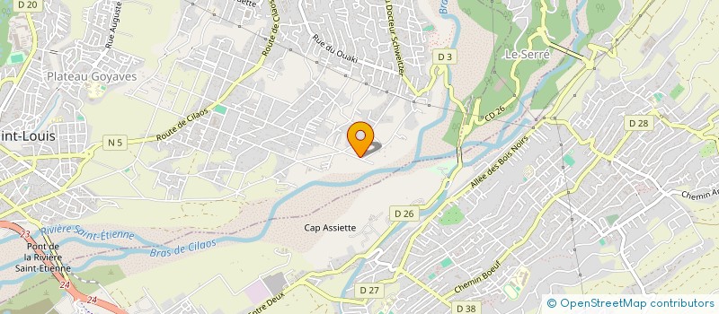 localisation de l'entreprise JPV CONSULTING à SAINT-LOUIS