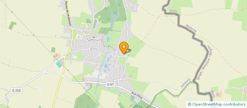 localisation de l'entreprise JPV HOLDING à SEBOURG