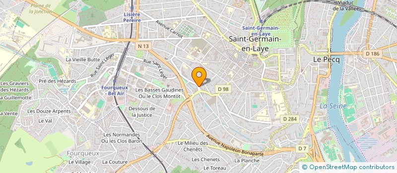 localisation de l'entreprise JPV LOISIRS  SAINT-GERMAIN-EN-LAYE