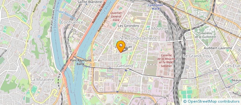 localisation de l'entreprise JPV MACONNERIE  LYON