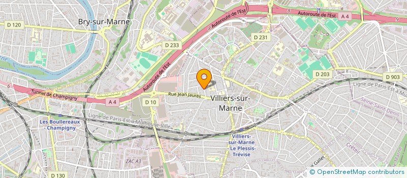 localisation de l'entreprise JPV MAIELLO à VILLIERS-SUR-MARNE