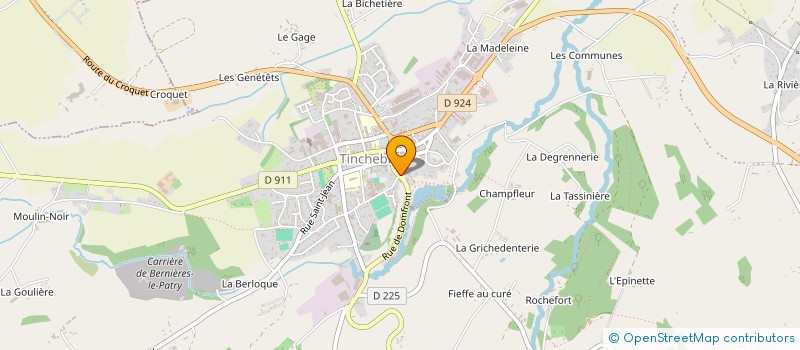 localisation de l'entreprise JPVISION à TINCHEBRAY-BOCAGE