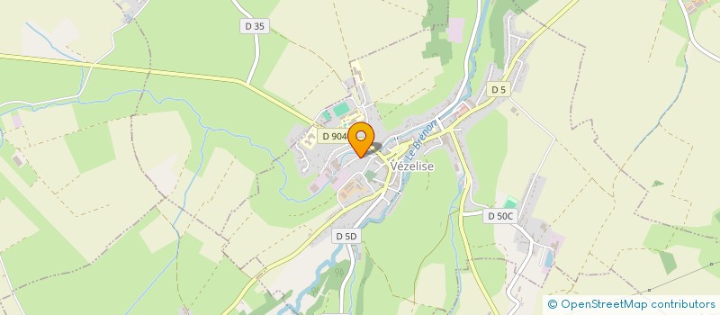 localisation de l'entreprise JPVPJ  VEZELISE