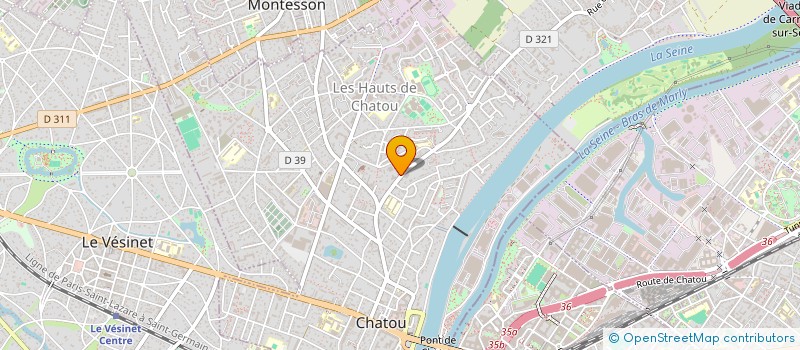 localisation de l'entreprise JPW CONSULT  CHATOU