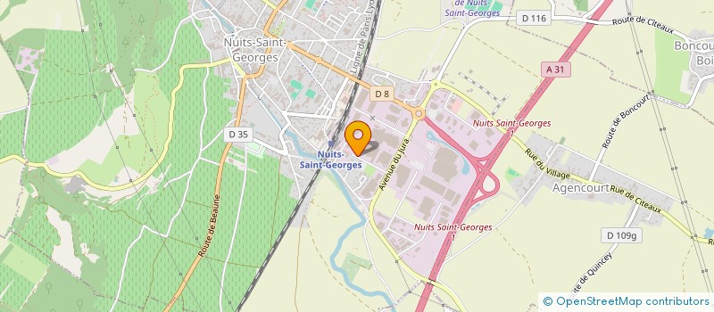 localisation de l'entreprise JQG à NUITS-SAINT-GEORGES