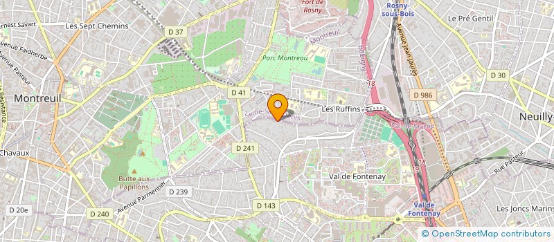 localisation de l'entreprise JQM FONTENAY à FONTENAY-SOUS-BOIS