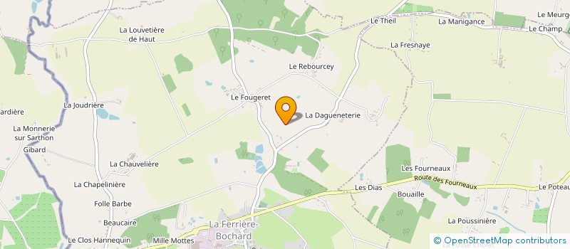 localisation de l'entreprise JQN INVEST à GANDELAIN
