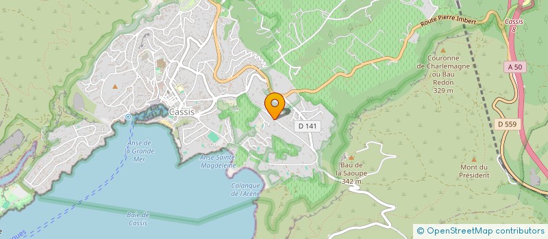 localisation de l'entreprise JR 1538  CASSIS