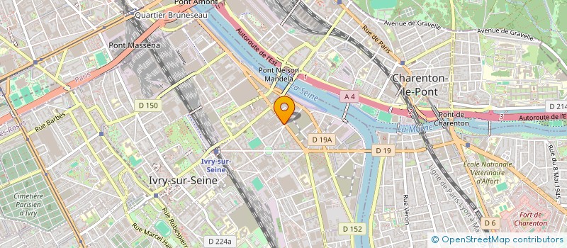 localisation de l'entreprise JR à IVRY-SUR-SEINE