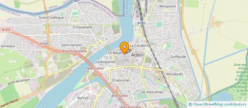 localisation de l'entreprise JR à ARLES